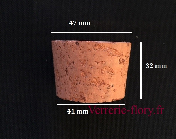 bouchon de lige conique h 32 mm