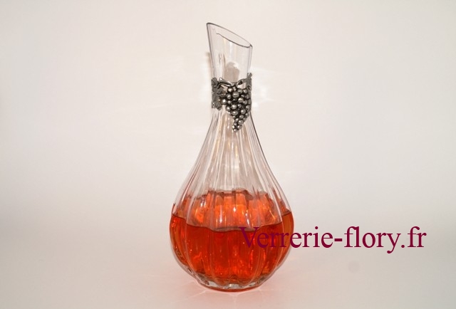 carafe tain feuille de vigne