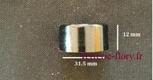 bouchon vis 31 5mm en plastique noir