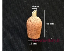 bouchon de lige avec bec verseur 