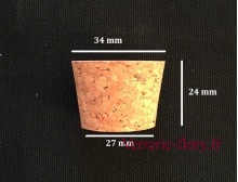 bouchon de lige h 24 mm