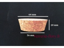 bouchon de lige plat h 20 mm